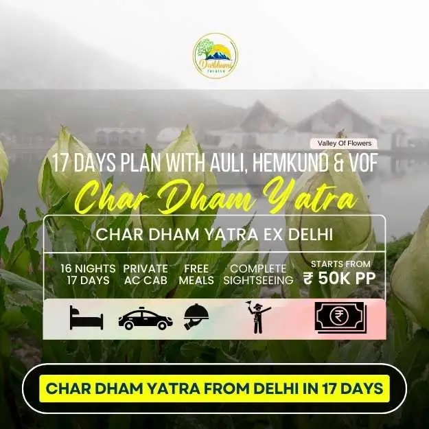 char dham yatra with hemkund from delhi